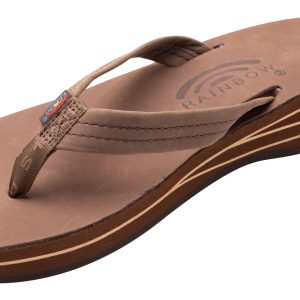 Four Layer Leather Wedge with a 3/4" Leather Strap