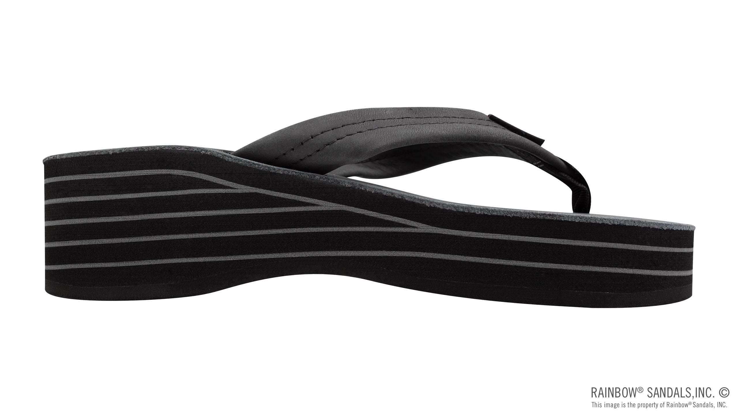 Six Layer Wedge Leather 1" Leather Strap - Image 4