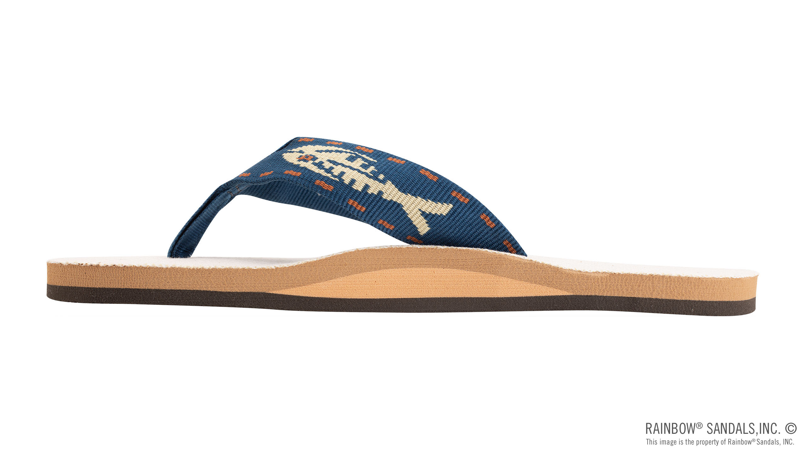 Single Layer Hemp with a Nylon Fish Pattern Strap - Image 2