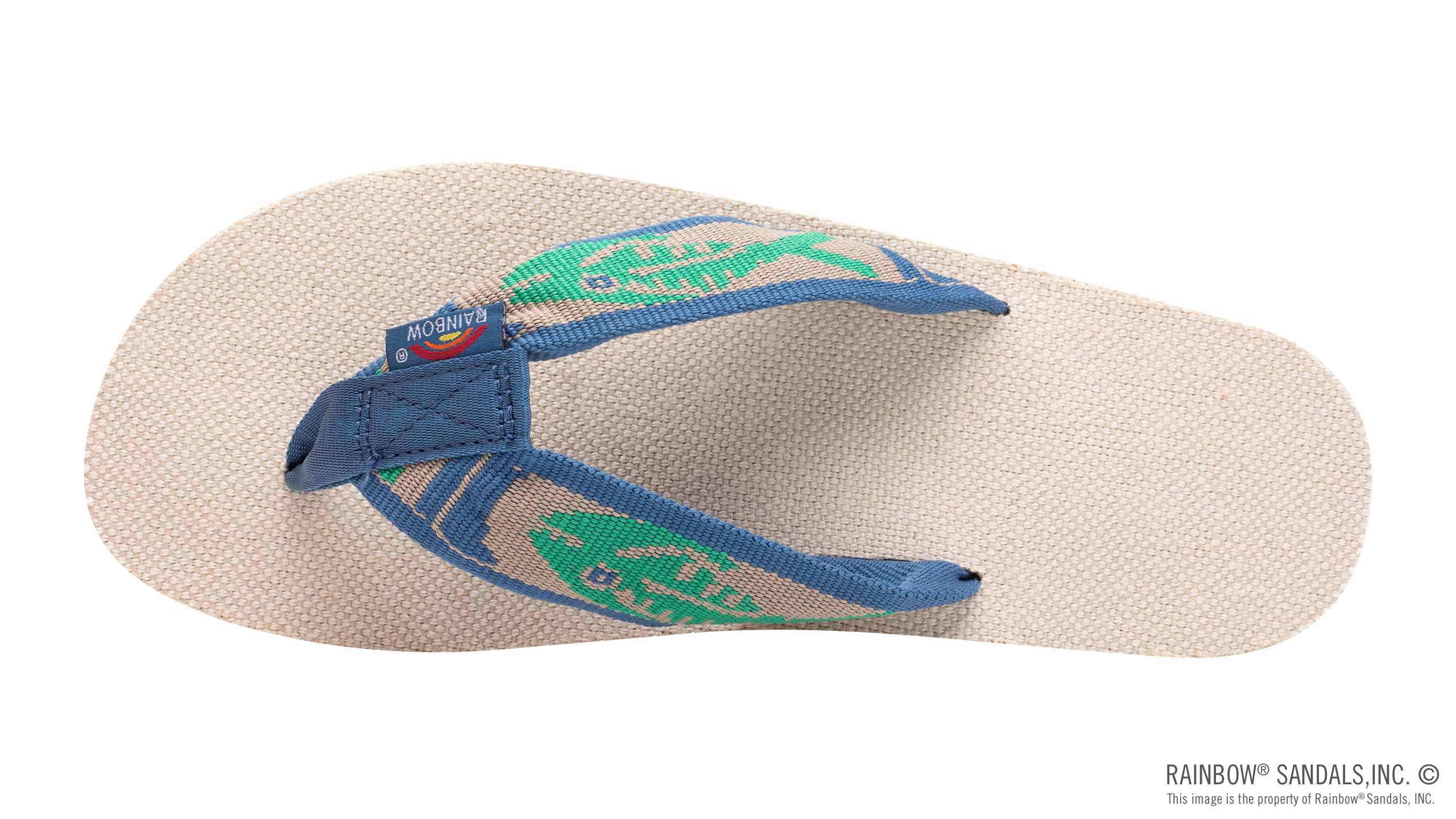 Single Layer Hemp with a 1" Nylon Fish Pattern Strap - Image 3