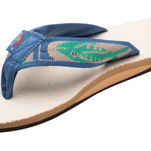 Single Layer Hemp with a 1" Nylon Fish Pattern Strap