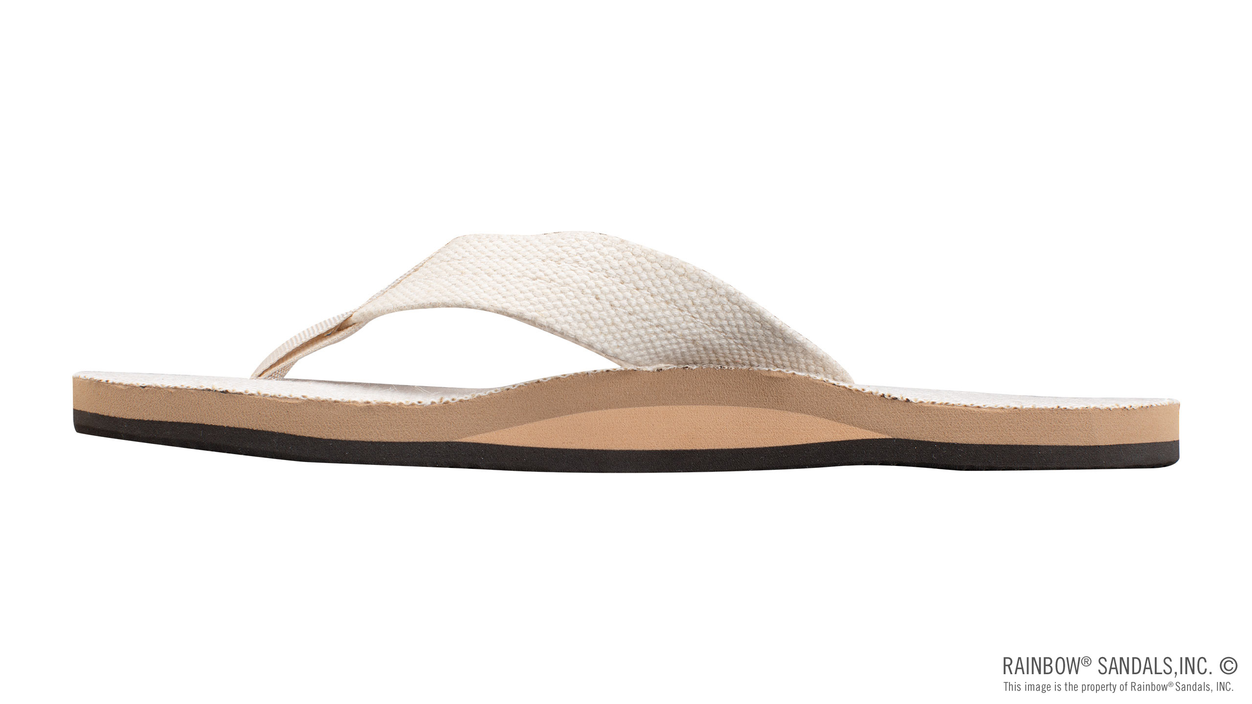 Single Layer Hemp with Arch Support and 1" Strap - Image 2