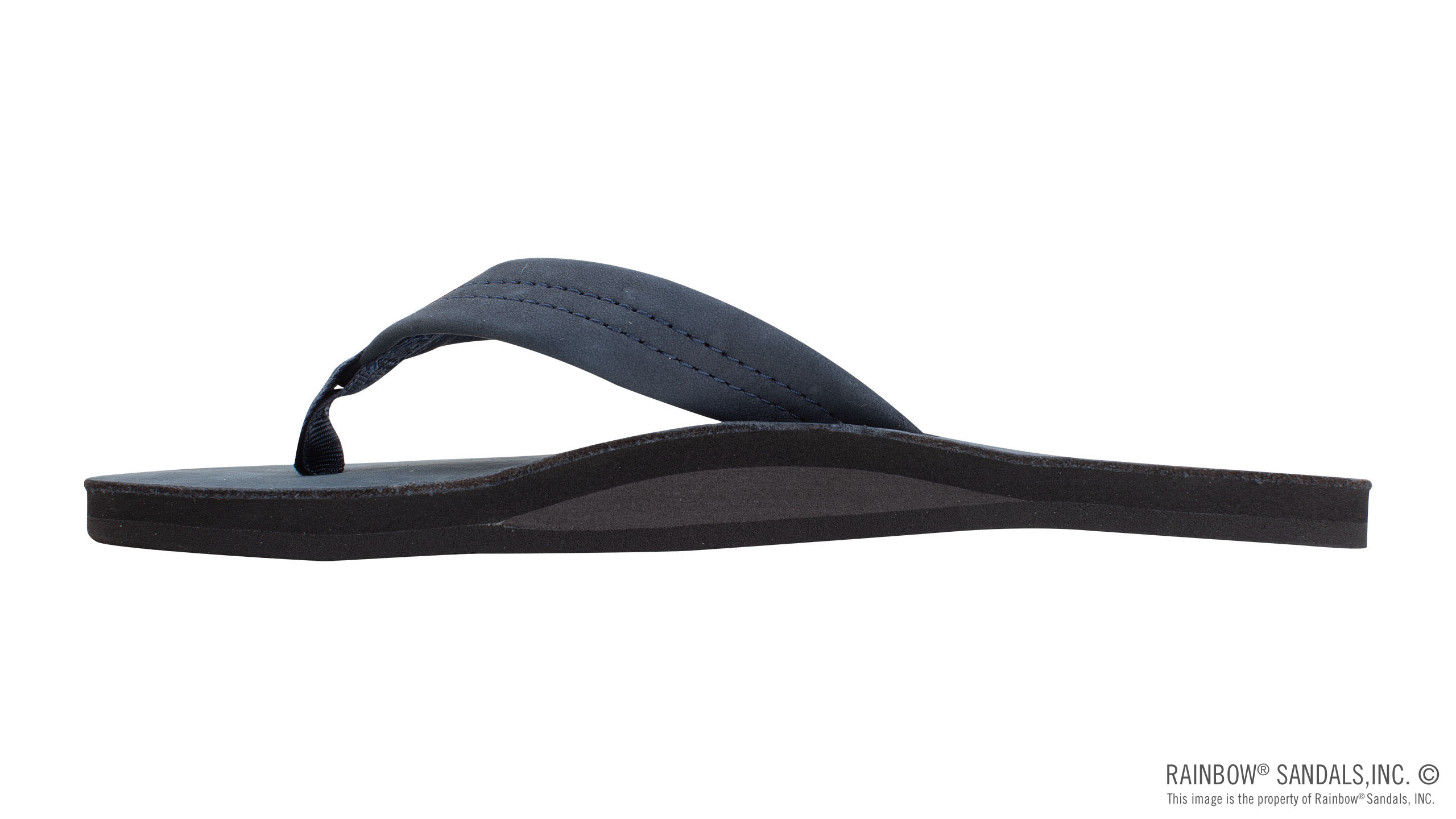 Single Layer Premier Leather with Arch Support 1" Strap - Image 2