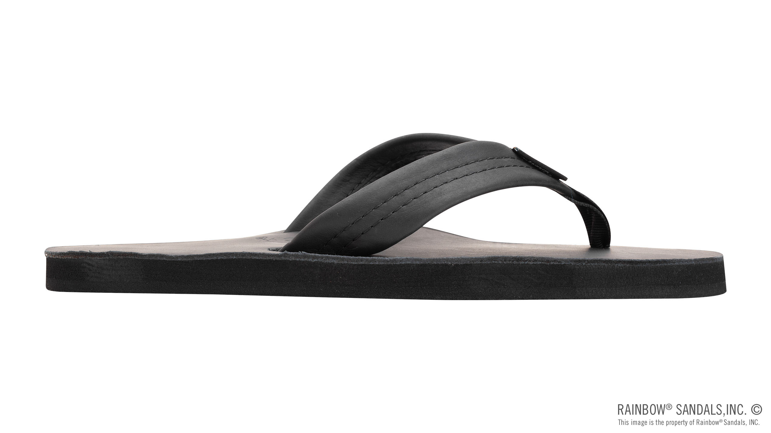 Single Layer Classic Leather with Arch Support 1" Strap - Image 4
