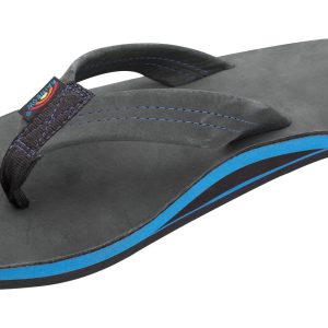 Premier Blues - Single Layer Premier Leather with Blue Midsole 1" Strap