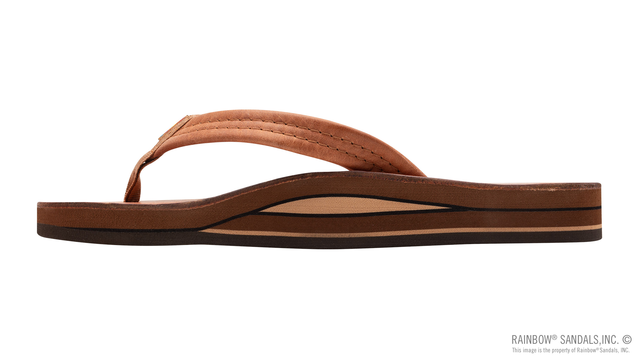 Luxury Leather - Double Layer Arch Support with a 3/4" Medium Strap - Image 2