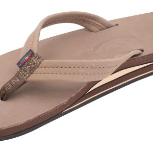 Double Layer Arch Support Premier Leather 3/4'?? Medium Strap