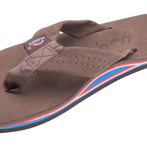 The Americana- Women's Single layer eXpresso-Red White Blue Mid Sole
