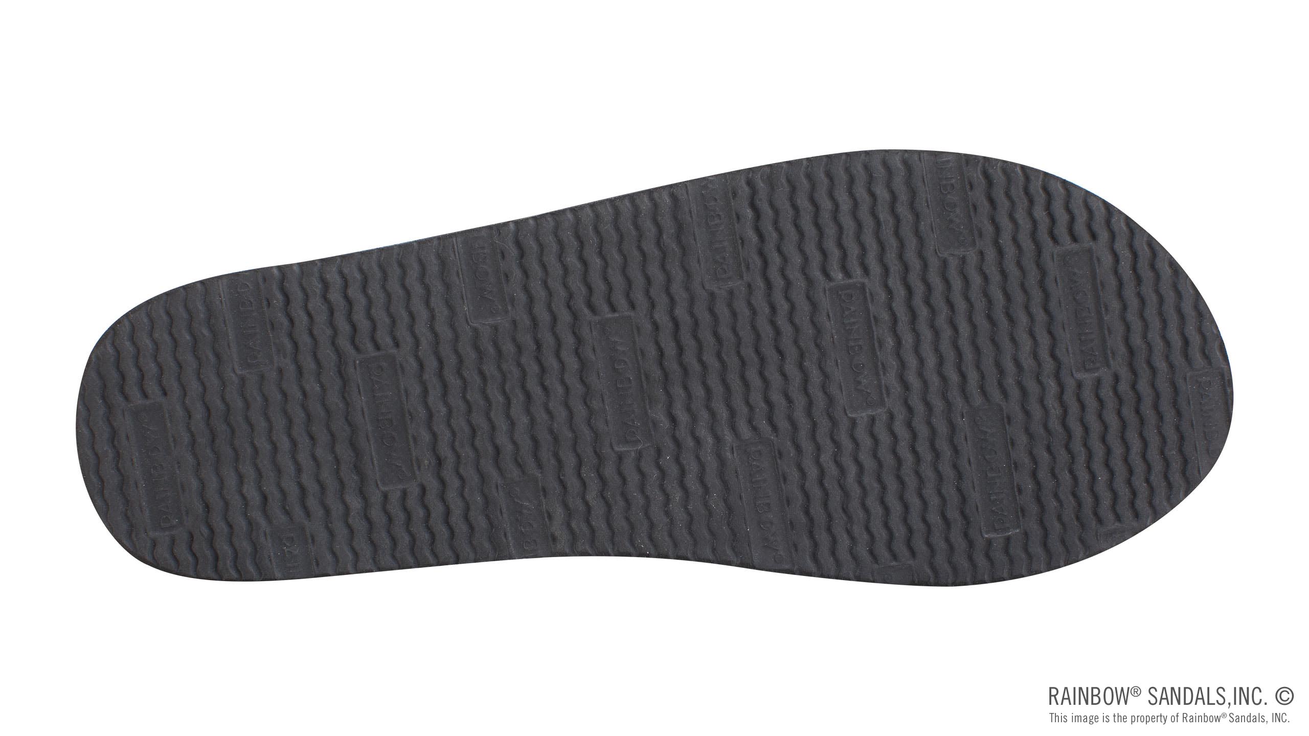 The Americana - Women's Single Layer Classic Leather Red White & Blue Mid Sole with a 1" Strap - Image 5