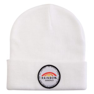 Basic Cuff Beanie with Long Ride Patch 100% Acrylic