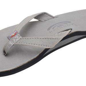 The Catalina - Single Layer Arch Support Premier Leather Tapered Strap