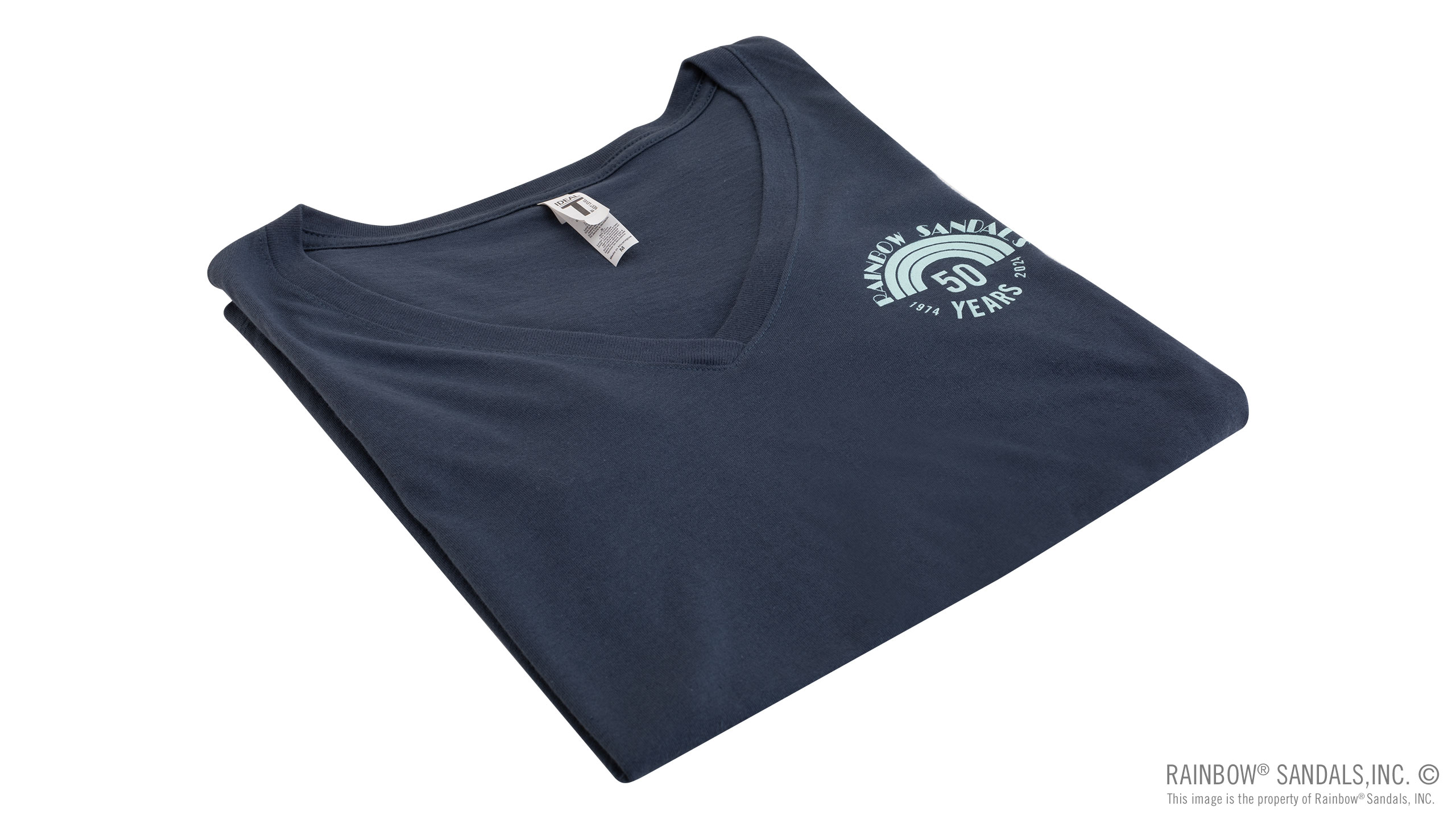 Ladies' V-Neck T-Shirt 50 Year Anniversary - Image 3
